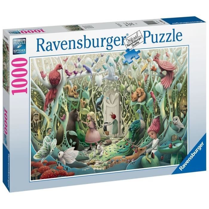 Puzzle 1000 pièces - Ravensburger - Le jardin secret - Paysage et nature -  Garantie 2 ans - Cdiscount Jeux - Jouets