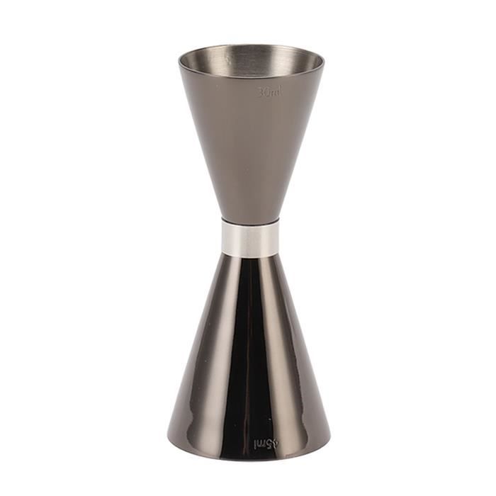 FM Professional 21423 Doseur Cocktail 3 Cl Et 5 Cl, Doseur Alcool Inox, Verre Doseur Cocktail