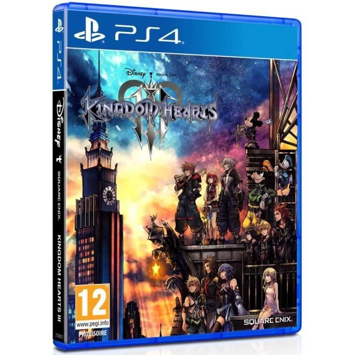 Kingdom Hearts 3 Jeu PS4 + 1 Sticker Mario Offert