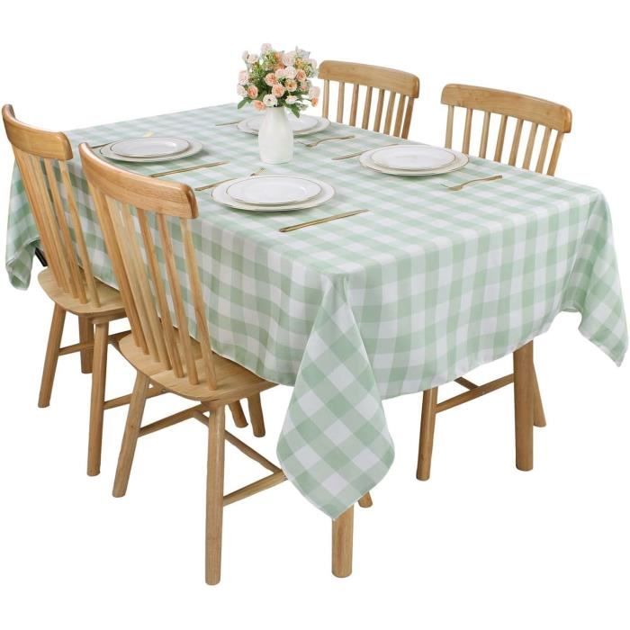 Nappe Rectangulaire Jetable 10 Nappes Jetables Imperméables 150x280cm - Blanc | PEVA Solide | Pour Fête, Mariage, Barbecue | Protection Table Anti-Taches Nappe Pique Nique