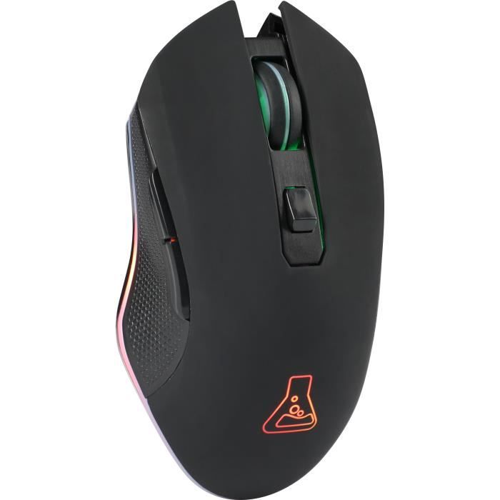 Souris Gaming Sans Fil rétroéclairée THE G-LAB 3200DPI - Noir - Cdiscount  Informatique