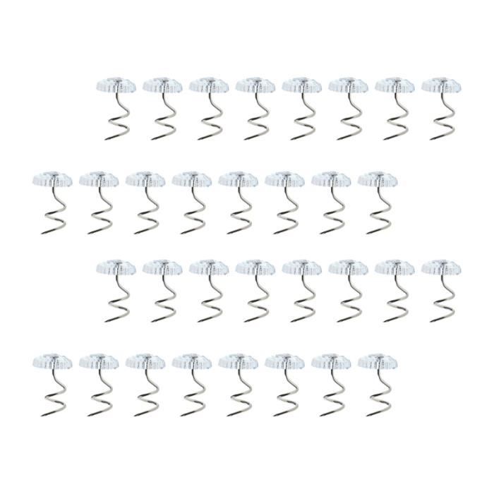 Yardwe 150 Pièces Clous à Feuille Fixe Épingle à Têtes Claires Punaise en Spirale Tire-Bouchon Attacher La Goupille Clou Goupille Froufrous Glissière Yardwe 150 Pièces Clous à Feuille Fixe Épingle à Têtes Claires Punaise en Spirale Tire-Bouchon Attacher La Goupille Clou Goupille Froufrous Glissière