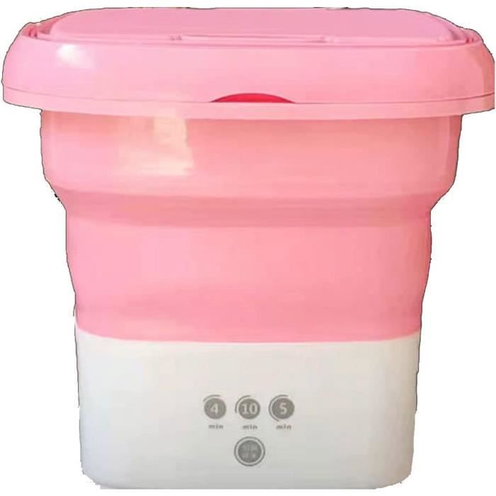 Machine à Laver Portable 11L - Mini Laveuse Automatique Pliable Pour Lingerie Et Vêtements De Bébé