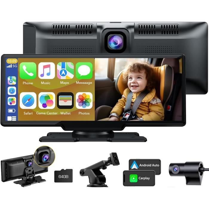 Autoradio Android 9" Pour Citroën C3 2009-2016 - CarPlay & Android Auto Sans Fil, GPS WiFi, Caméra De Recul