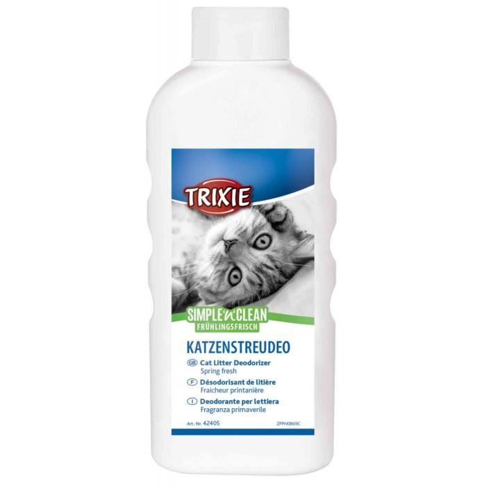 Désodorisant de litière fraîcheur Simple'n'Clean, poudre de bébé, 750g-Trixie 20,000000