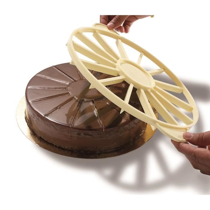 Marqueur Diviseur Professionnel A Gateau Nombre Parts 12 18 Cdiscount Maison