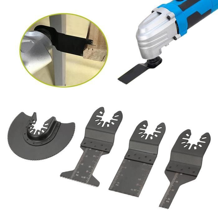 Scie sabre professionnel electrique multi-utilisations avec 3 lames pour couper le bois, métal, via