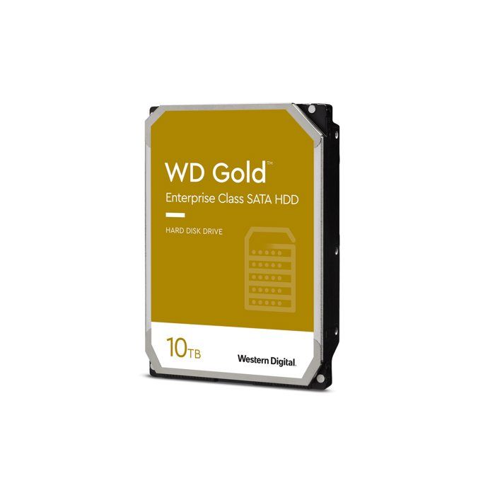 Disque Dur Interne – WESTERN DIGITAL – WD Gold – 10To – 7200 tr/min – SATA 6 Gbit/s