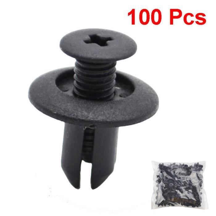 Kit De 10 Clips Rivets 8mm Pour Suzuki - Fixation Pare-choc, Pare-boue, Garnitures