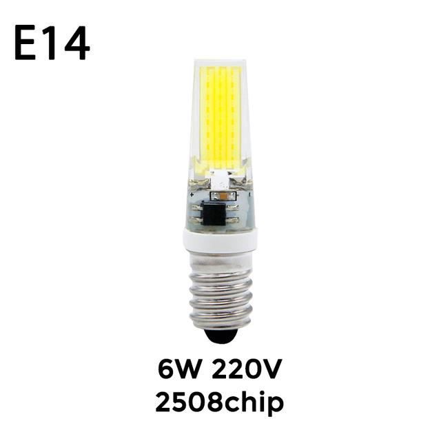 Ampoule LED G4 220V 3W 6W, lampe G9 12V E14 COB, bougies de
