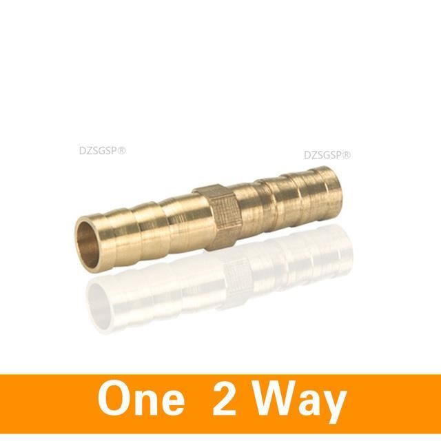 Raccord En Laiton 3/16" Barbe X 1/4" NPT Femelle - Lot De 2 Pièces - Pour Circuits Hydrauliques Ou Pneumatiques