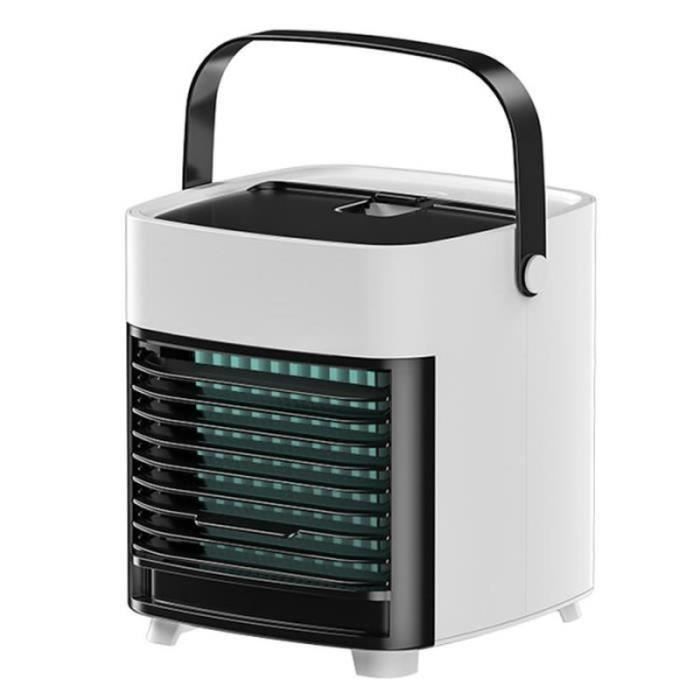 Climatiseur Mobile TedGem 3-en-1 : Ventilateur, Humidificateur, Refroidisseur D'air - Gris