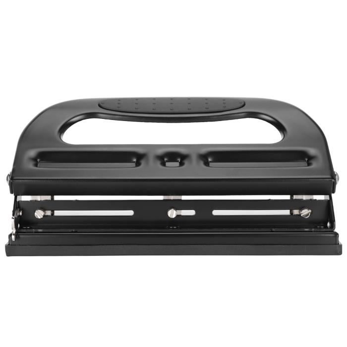 Perforatrice 3 Trous Portable - 10 Pouces, Blanche, Pour Reliure - Neuve