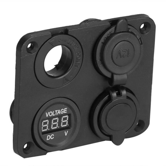 2 Panneaux De Fixation Pour Chargeur USB Voiture - Support En ABS, Dimensions 10.5x4.2 Cm - Pour Véhicules, Bateaux