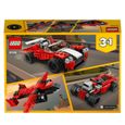 LEGO® Creator 3-en-1 31100 La Voiture de Sport, Jouet, se Transforme en Hot Rod, et en Avion-1