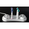 Porte Brosse à dent électrique Oral-B pour placer 4 Têtes de brosse à dent Chargeur électrique Porte-tête ABS-1