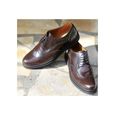 Chaussure Derby homme en cuir verni Bordeaux - Marque - Modèle - Couleur marron - Pour homme adulte-1