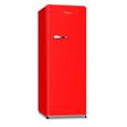Réfrigérateur 1 porte Vintage - RADIOLA - RARM200RL - 229L (211+18) - Froid statique - 3 clayettes verre - Rouge-1