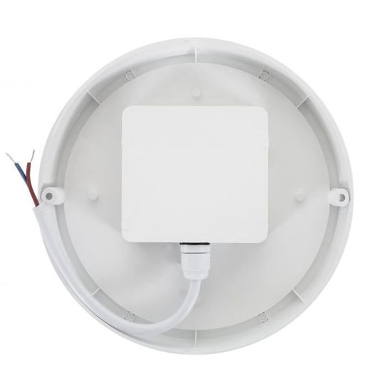 Plafonnier LED Extérieur Rond 25W Hublot White IP65 Ø175 mm avec Détecteur  de Mouvement - Ledkia