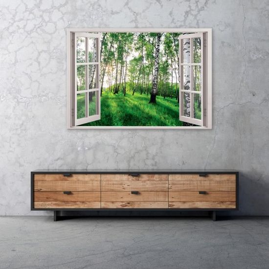 Tableau cadre Bois de bouleau - 60 x 40 cm