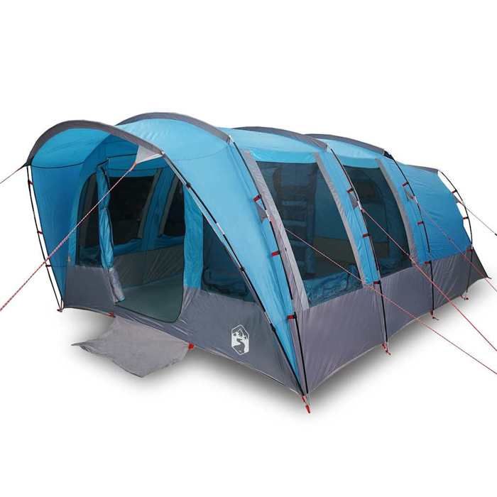 Tente De Camping VidaXL - Imperméable Polyester - Double Toit - Porte Électrique