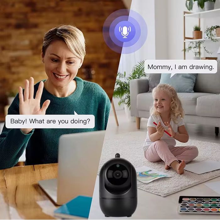 Caméra De Surveillance Panoramique Sans Fil | Wifi Maison Intérieur