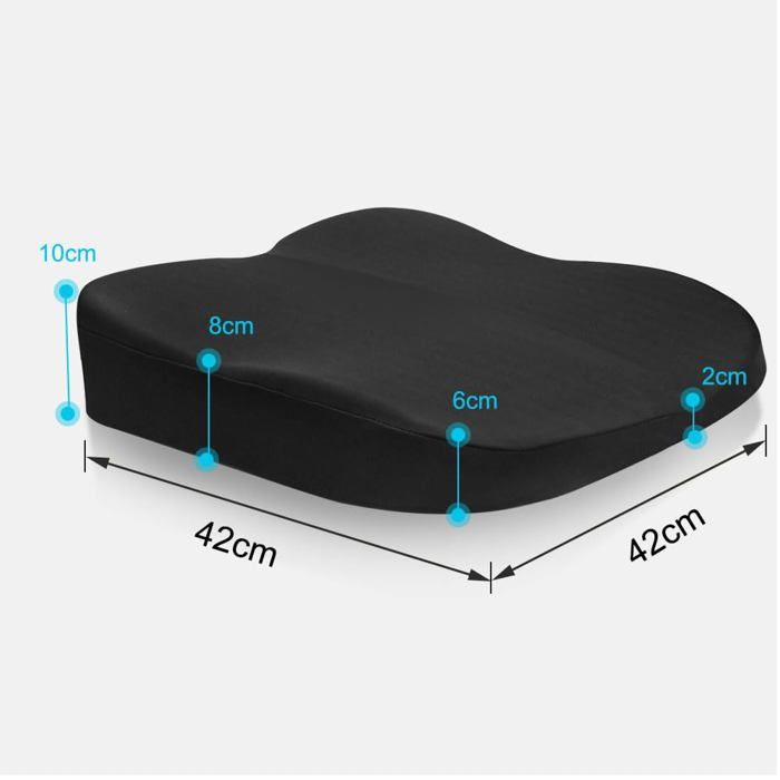 Coussin rehausseur adulte 40x40cm - orthèse ergonomique pour fauteuils roulants, chaises, canapés ou tables - Maison