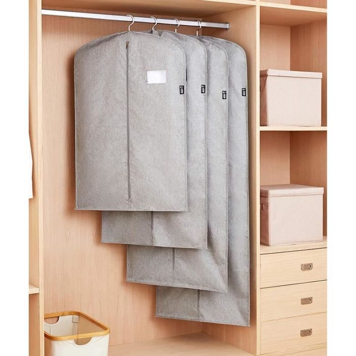 Lot De 2 Sacs De Compression Pour Vêtements – 130x58x15 Cm – Fermeture éclair Auto-compressante – Réduit Le Volume De 40%