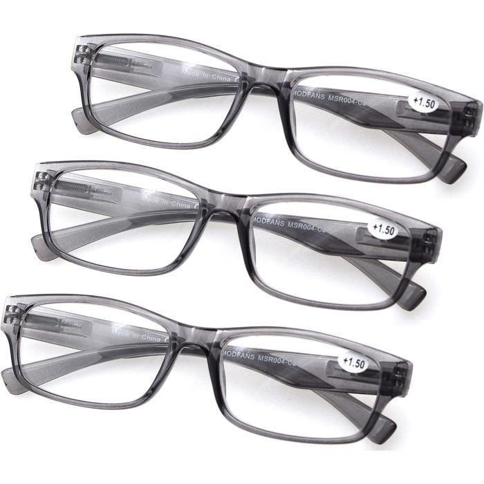 Lot De 19 Paires De Lunettes De Lecture - Puissances De +0.5 à +4.0 - Monture Noire Unisexe - Neuf Avec étiquettes