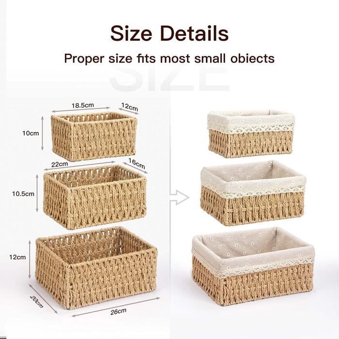 INough Panier De Rangement Pour Bébé - Panier De Rangement Pliable Kallax Grand Panier Pour Bebe Pour Chambre Denfant