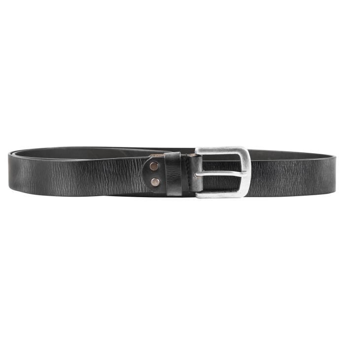 Ceinture En Cuir Véritable Style Western - Boucle Rétro Luxe Pour Homme Ou Femme