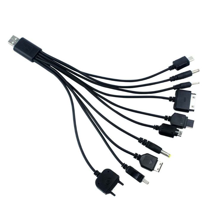 10 en 1 Câble Chargeur Universel USB Multi-Chargeur pour Appareils  Électroniques
