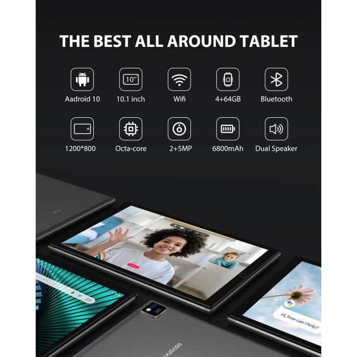 4G Tablette Tactile 10 Pouces -  G12 Android 9.01