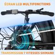 HITWAY Vélo électrique Pliable 20" Noir-Vert - Batterie 36V - 11,2Ah - Écran LCD - Pompe à vélo gratuite-2