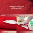 Kit de coussins pour palette déhoussables - Rouge - Linxor-2