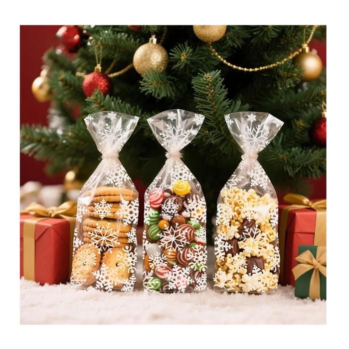 Lot De 15 Films Cadeaux Transparents - 5 Grands Sacs 75x100 Cm + 10 Nœuds Colorés - Cellophane Pour Emballage Cadeaux, Bonbons Et Pâtisseries