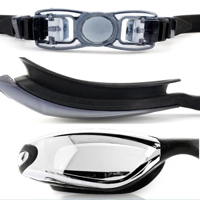 Lot De 4 Lunettes De Natation Enfant HDGSAFD – Silicone, Ajustables, Anti-buée – Avec 4 Paires De Bouchons Nez Et Clips Oreilles – Bleu, Violet, Rose, Noir