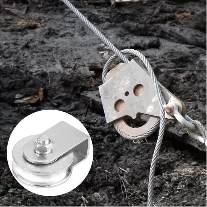 Poulie de renvoi de câble Hörmann pour porte de garage sectionnelle à ressorts de traction 3047257