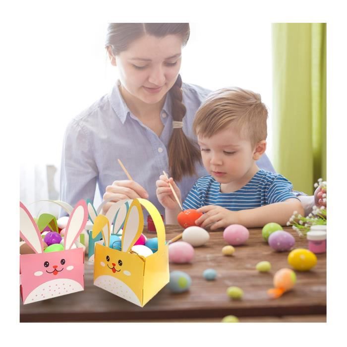 Ornement Fête Pâques Familial Lapins Pâques Papier STKMELON - Lot 5 Décorations Nid D'Abeille Lapins Pâques Multicolores Ornement Fête Pâques Familial Lapins Pâques Papier STKMELON - Lot 5 Décorations Nid D'Abeille Lapins Pâques Multicolores