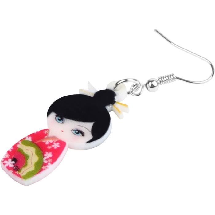 Acrylique Anime Opossum Boucles D'oreilles Pendre Mode Bijou