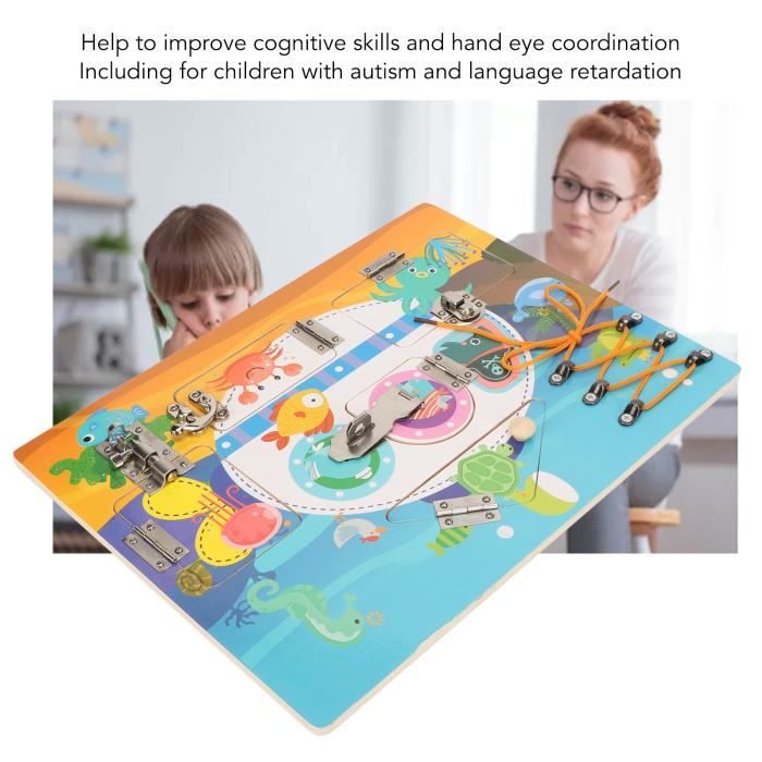 Planche Sensorielle Double Face En Silicone - Jouet Anti-Stress Pour TDAH, Autisme Et Concentration | 30 Cordes Incluses + Sac De Transport