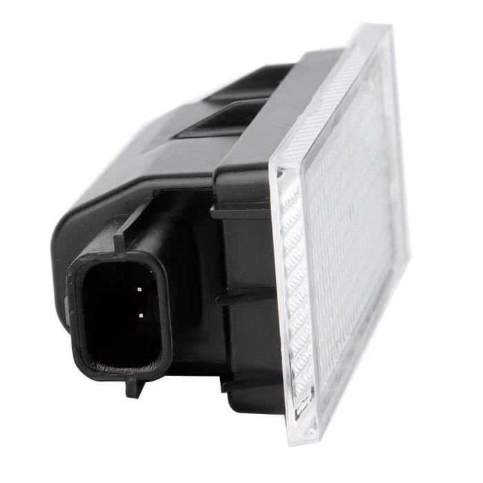 SJLERST 2 pièces Lampe de Plaque d'immatriculation de Voiture à 18