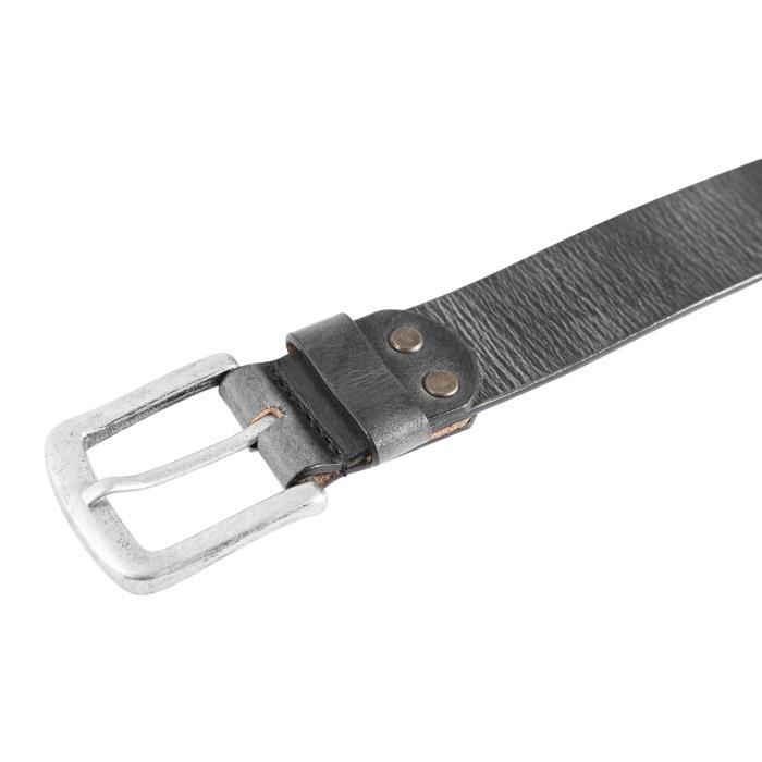 Ceinture homme en croute de cuir Vachette