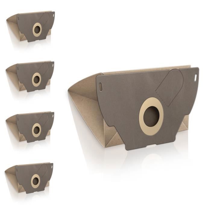 20 Sacs Aspirateur En Papier Wessper - Compatible Tornado, Elyps, Electrolux, Quatro - Filtration Classe M