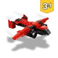 LEGO® Creator 3-en-1 31100 La Voiture de Sport, Jouet, se Transforme en Hot Rod, et en Avion-3