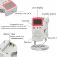 Cheap-BABY PHONE - ECOUTE BEBE LEXLIFE Doppler Moniteur Fœtal avec Écran LCD Détection FHR - Écoute Bébé coute Battement Coeur Bébé-3