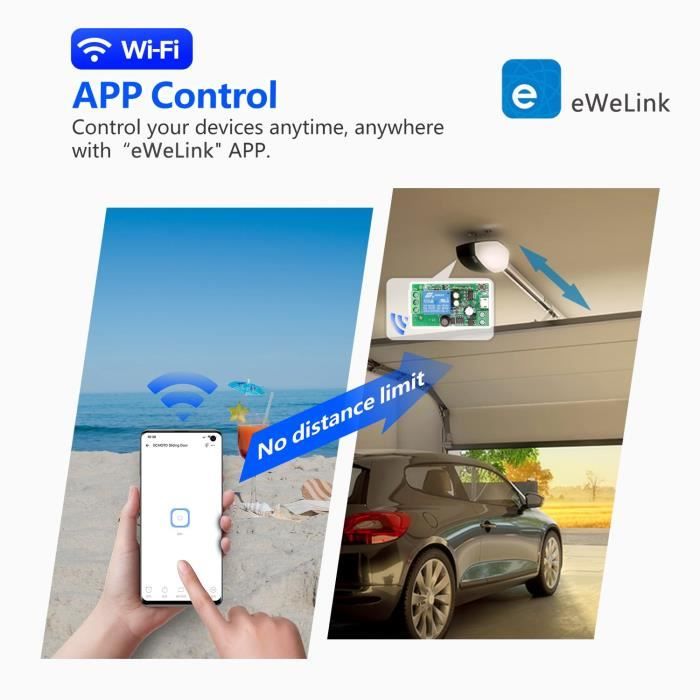 Relais WIFI 4 Canaux (Android et iPhone)