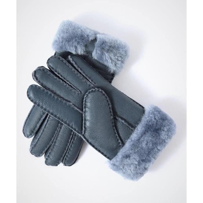 Gants En Cuir Femme Vislivin - Tactiles, Doublure Laine, Peau De Mouton Pour Hiver