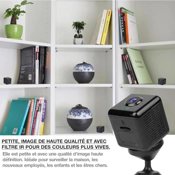 Cadre Photo Caméra Espion WiFi - HD 1080P - Détection Mouvement - Enregistrement Boucle - Appli Tuya - Cadre 2 En 1 Décoratif