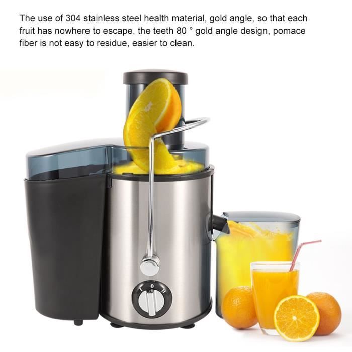 Duokon Mélangeur de fruits Presse-agrumes électrique 600 ml presse-agrumes  orange extracteur Smoothies machine à jus de fruits